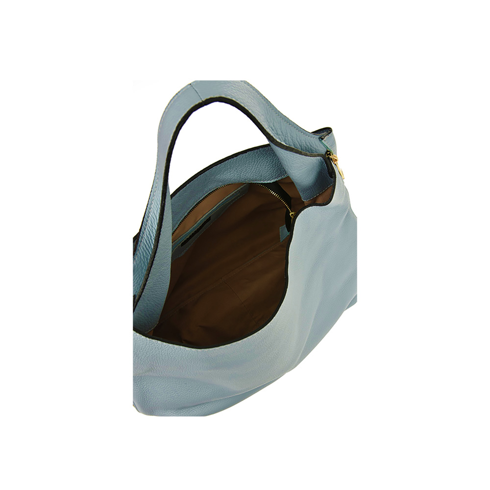 Geanta shopper din piele naturala Antonia Moretti AM0384, Bleu, #4, Bagsy