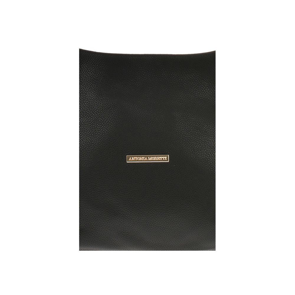 Geanta shopper din piele naturala Antonia Moretti AM0384, Negru, #4, Bagsy