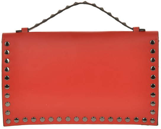 Geanta crossbody din piele naturala Antonia Moretti AM0387, Rosu, #3, Bagsy