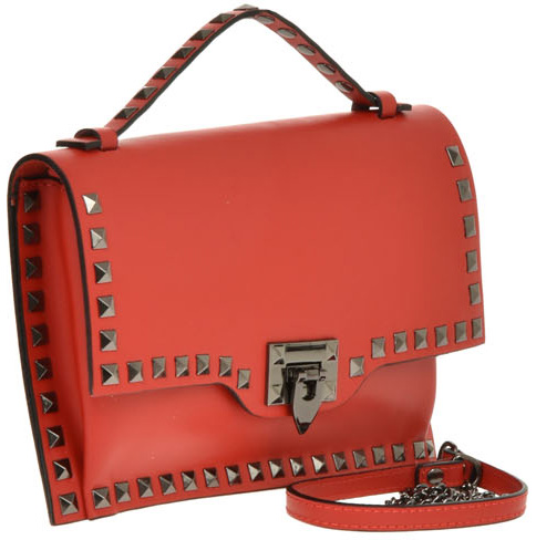 Geanta crossbody din piele naturala Antonia Moretti AM0387, Rosu, #2, Bagsy