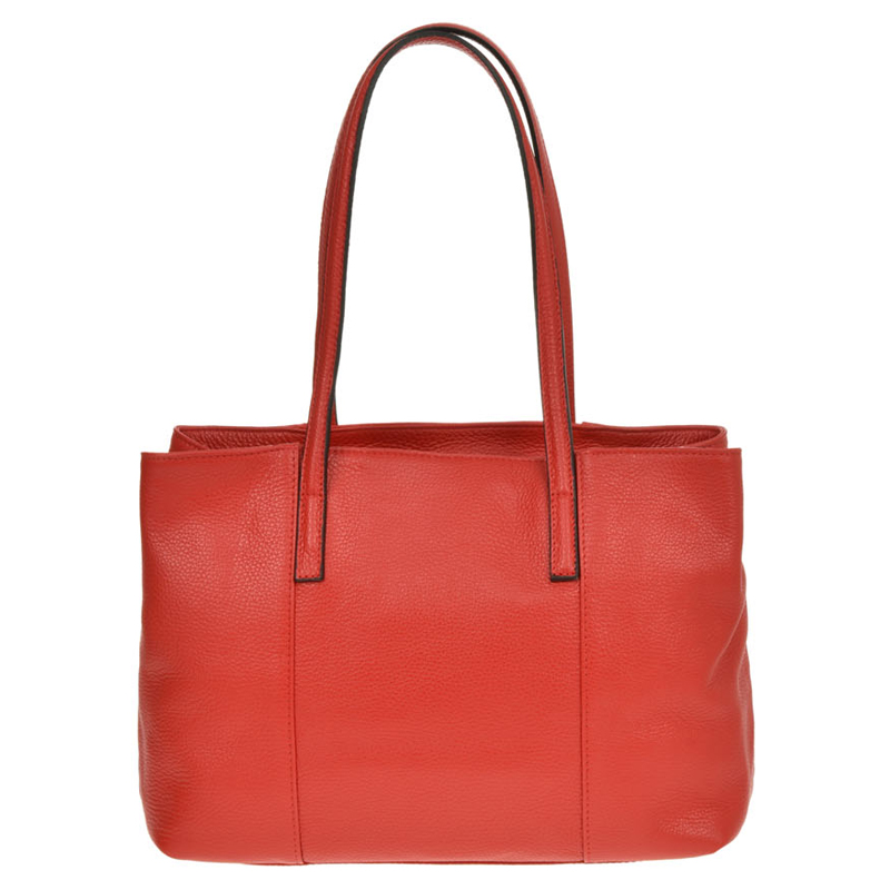 Geanta de mana din piele naturala Antonia Moretti AM0389, Rosu, #2, Bagsy