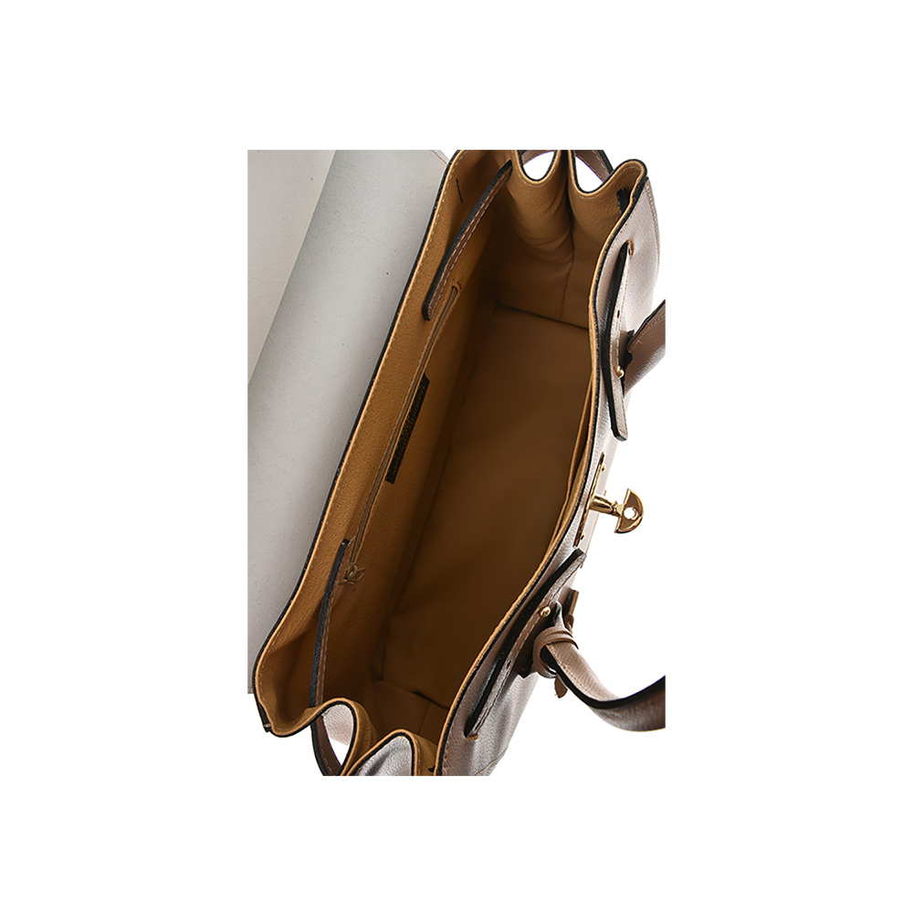 Geanta de mana din piele natuala Antonia Moretti AM0390, Roz prafuit, #5, Bagsy