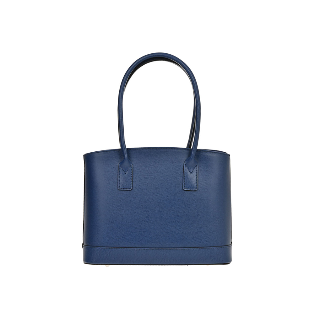 Geanta de mana din piele naturala Antonia Moretti AM0427, Albastru, #3, Bagsy