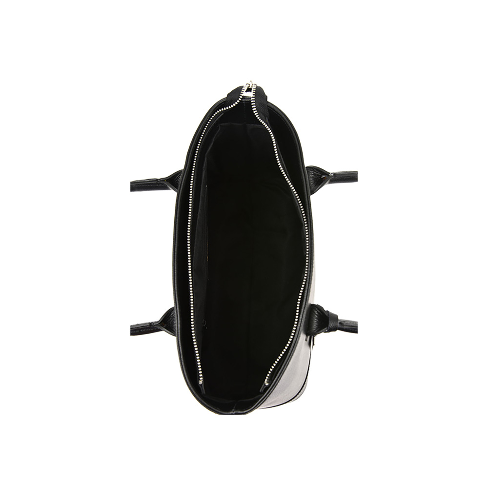 Geanta de mana din piele naturala Antonia Moretti AM0427, Negru, #4, Bagsy