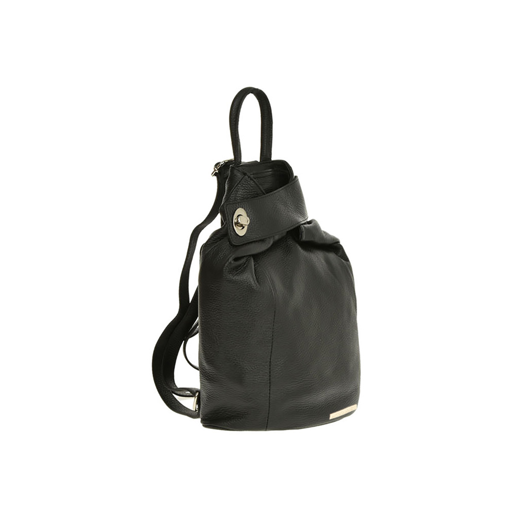Rucsac dama din piele naturala Antonia Moretti AM0440, Negru, #2, Bagsy