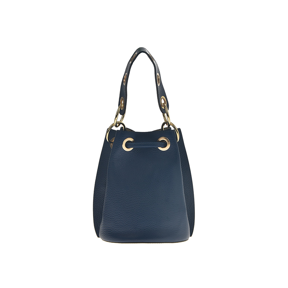 Geanta de umar din piele naturala Antonia Moretti AM0527, Albastru, #3, Bagsy