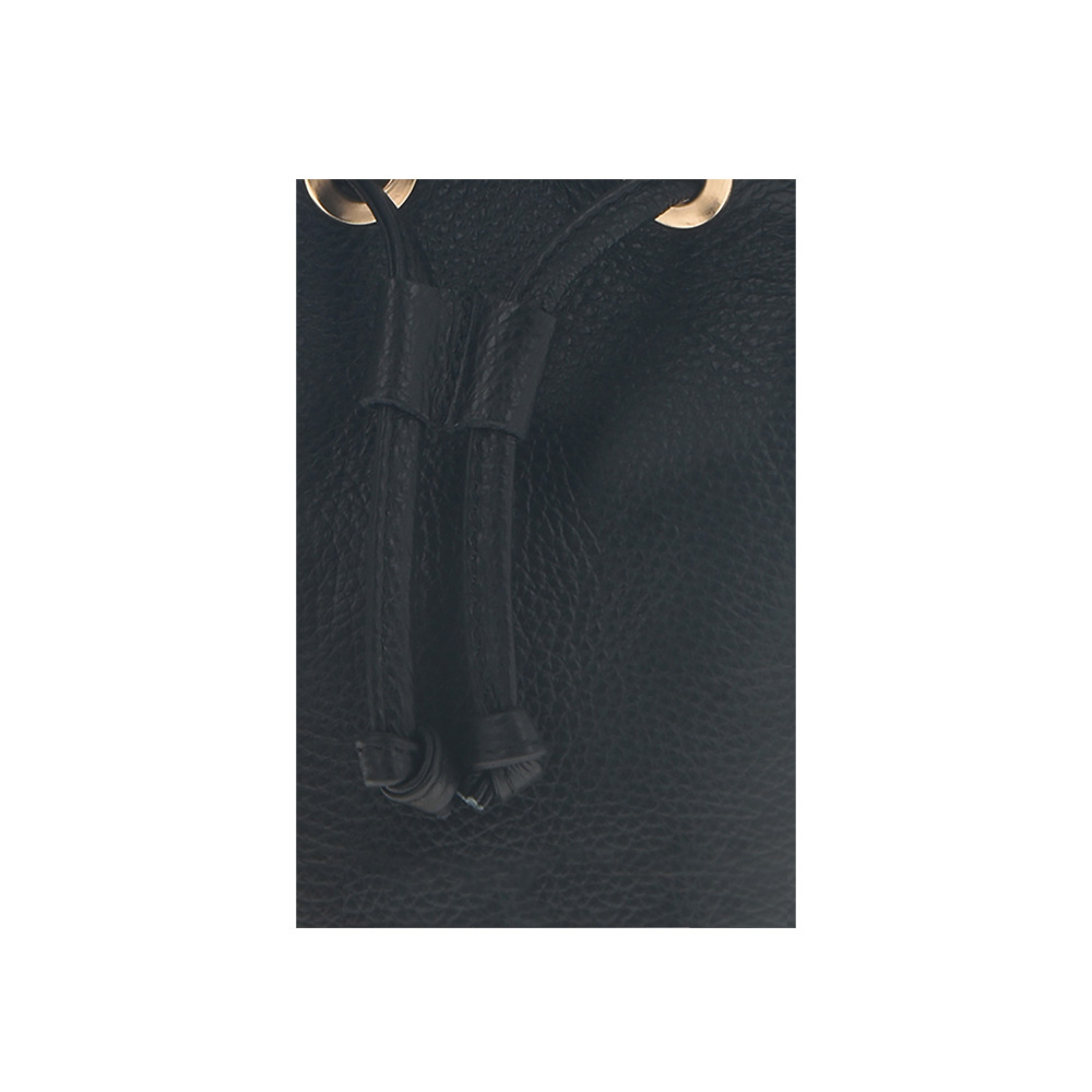 Geanta de umar din piele naturala Antonia Moretti AM0527, Negru, #3, Bagsy