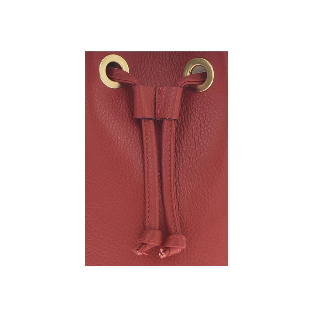 Geanta de umar din piele naturala Antonia Moretti AM0527, Rosu, #4, Bagsy