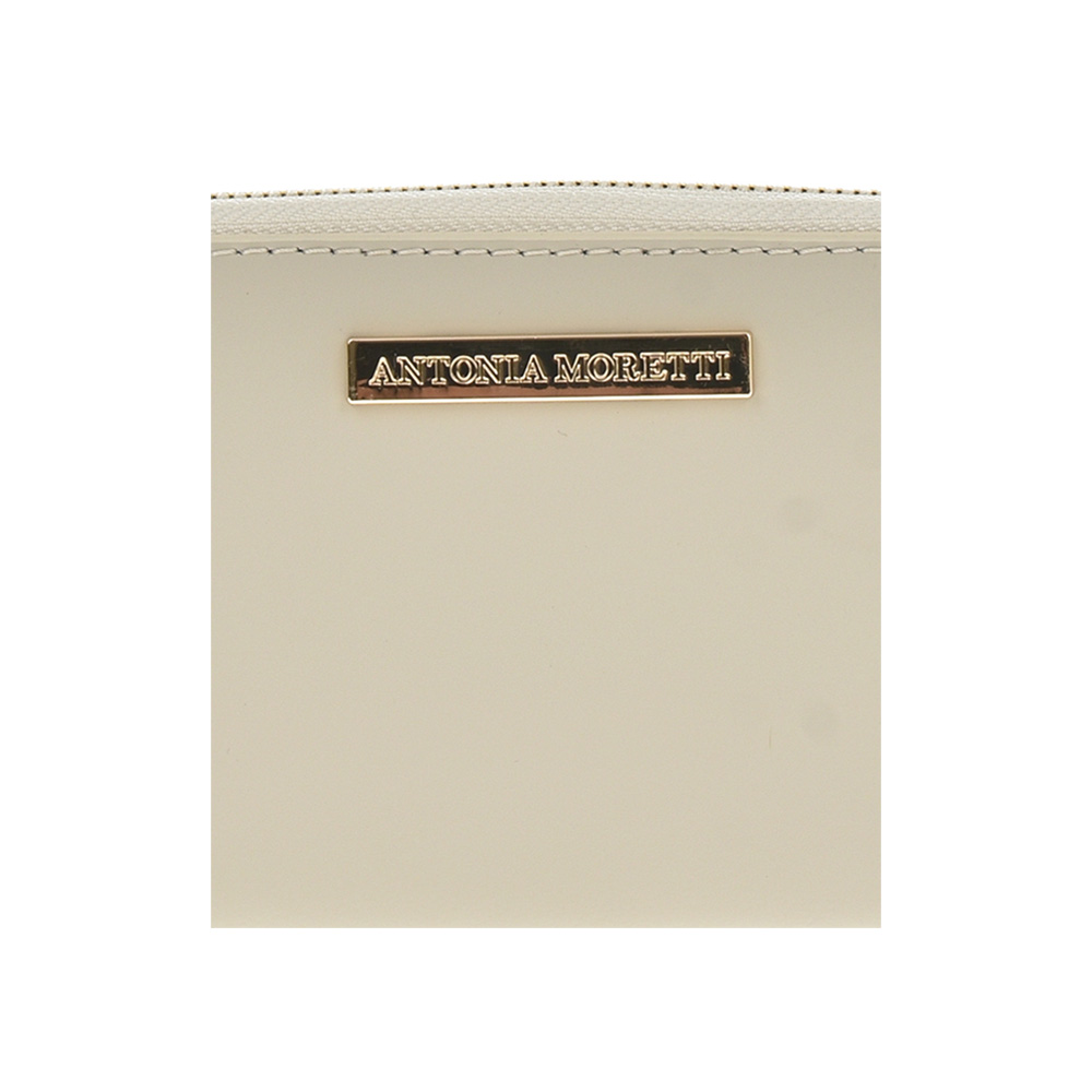 Portofel dama din piele naturala Antonia Moretti AM0602, Bej, #4, Bagsy