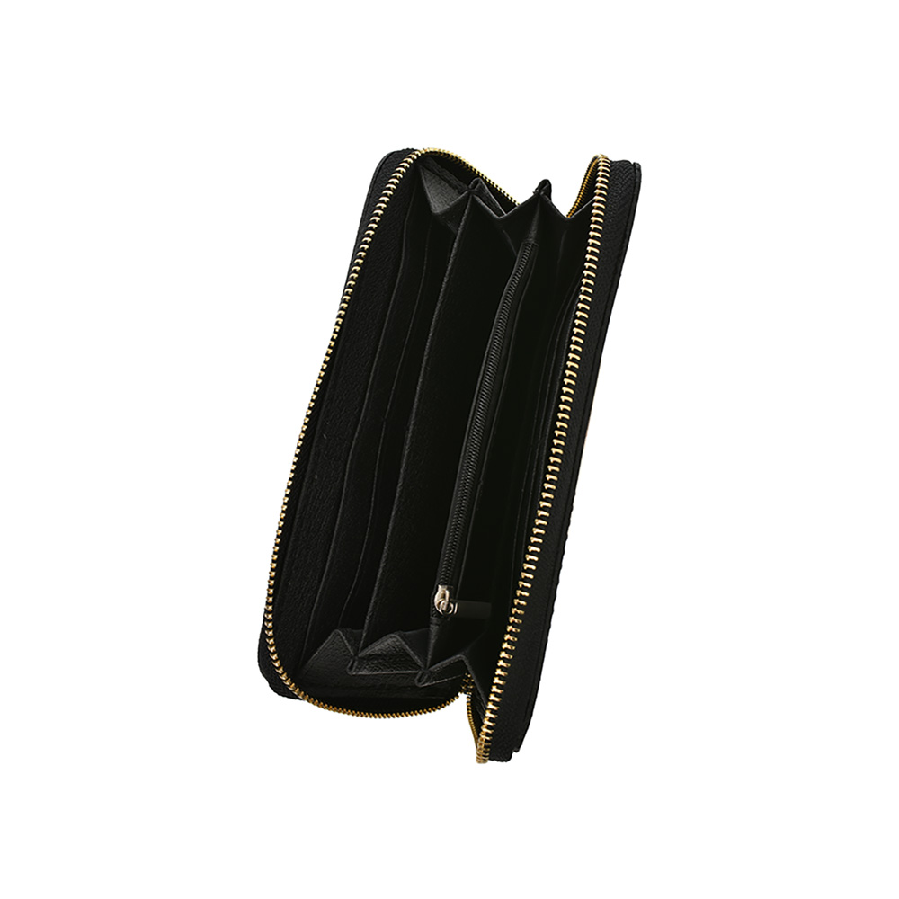 Portofel dama din piele naturala Antonia Moretti AM0602, Negru, Nr. 5, Bagsy