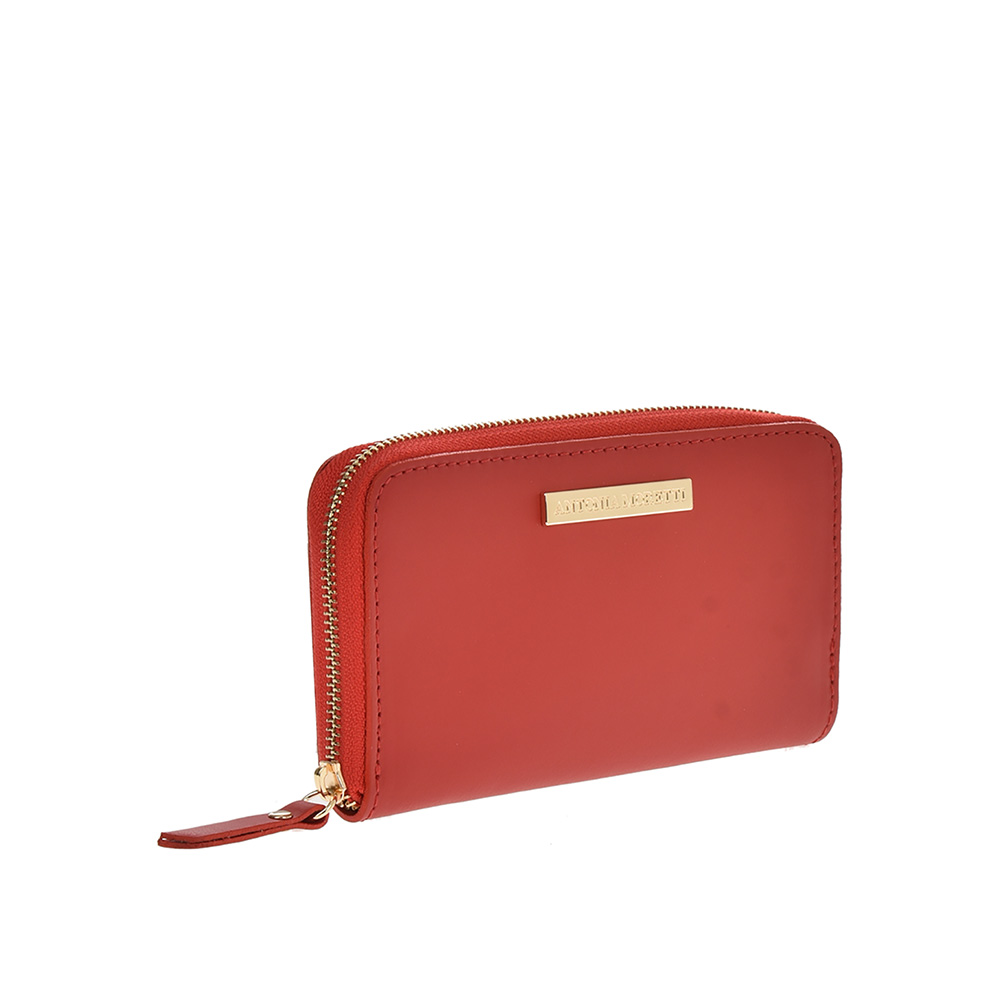 Portofel dama din piele naturala Antonia Moretti AM0602, Rosu, #2, Bagsy