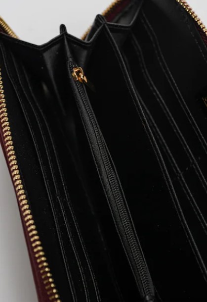 Portofel dama din piele naturala Antonia Moretti AM0602, Visiniu, #3, Bagsy