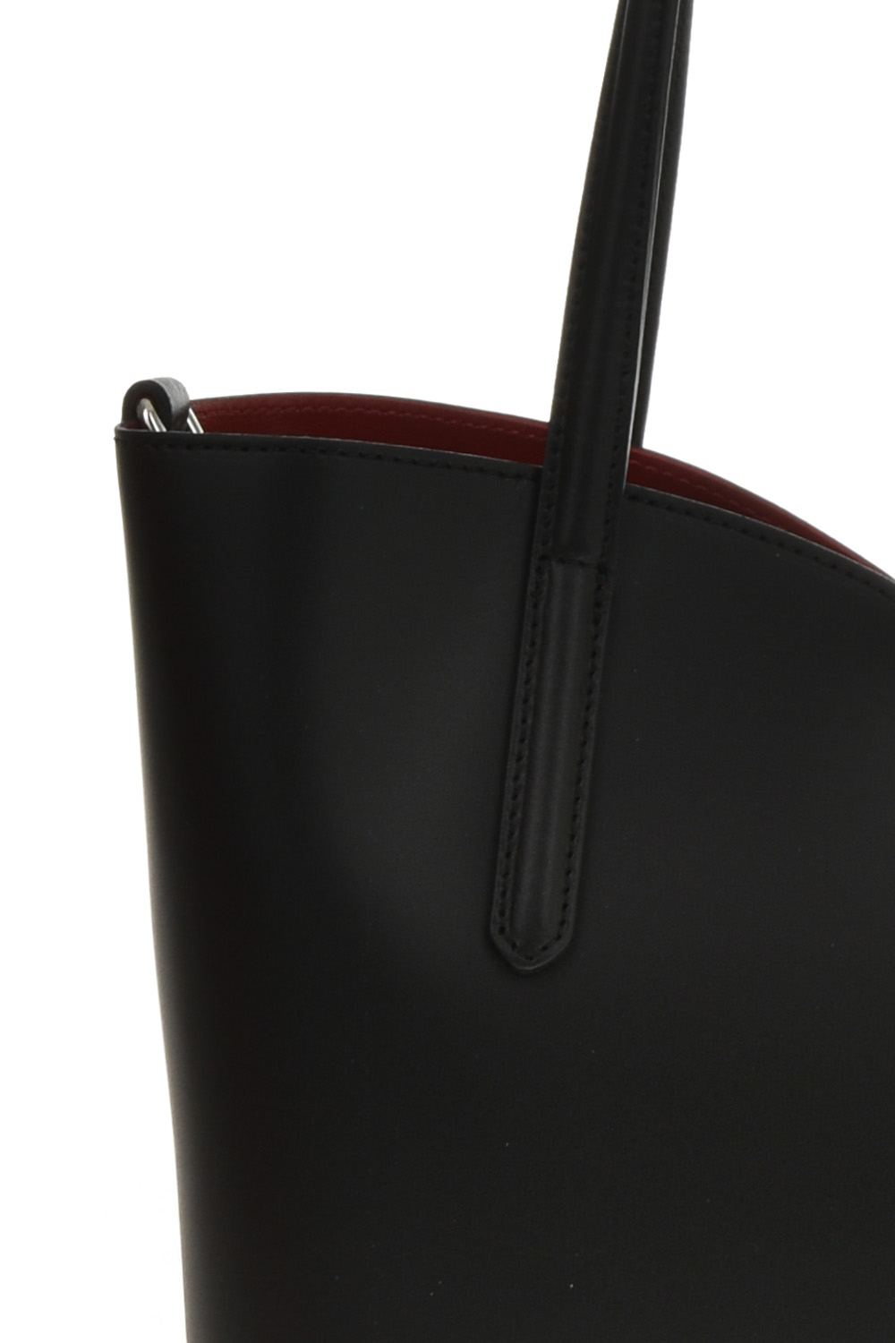 Geanta tote din piele naturala Antonia Moretti AM0612, Negru, #5, Bagsy