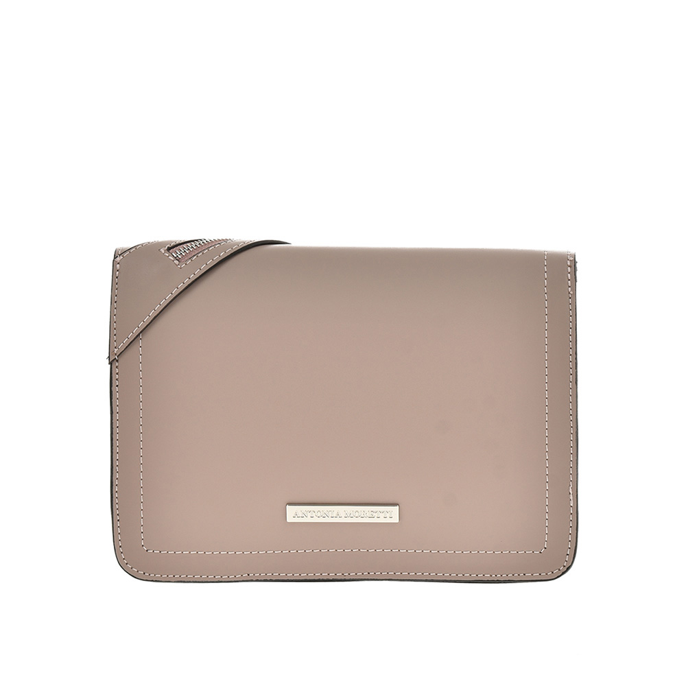 Geanta de umar din piele naturala Antonia Moretti AM0615, Roz prafuit, #4, Bagsy