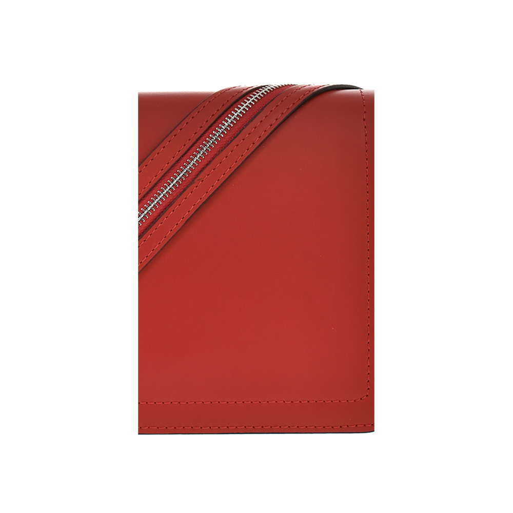 Geanta de umar din piele naturala Antonia Moretti AM0615, Rosu, #3, Bagsy