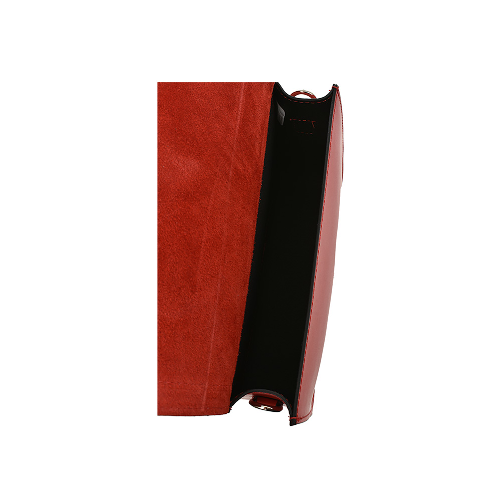 Geanta de umar din piele naturala Antonia Moretti AM0615, Rosu, #5, Bagsy