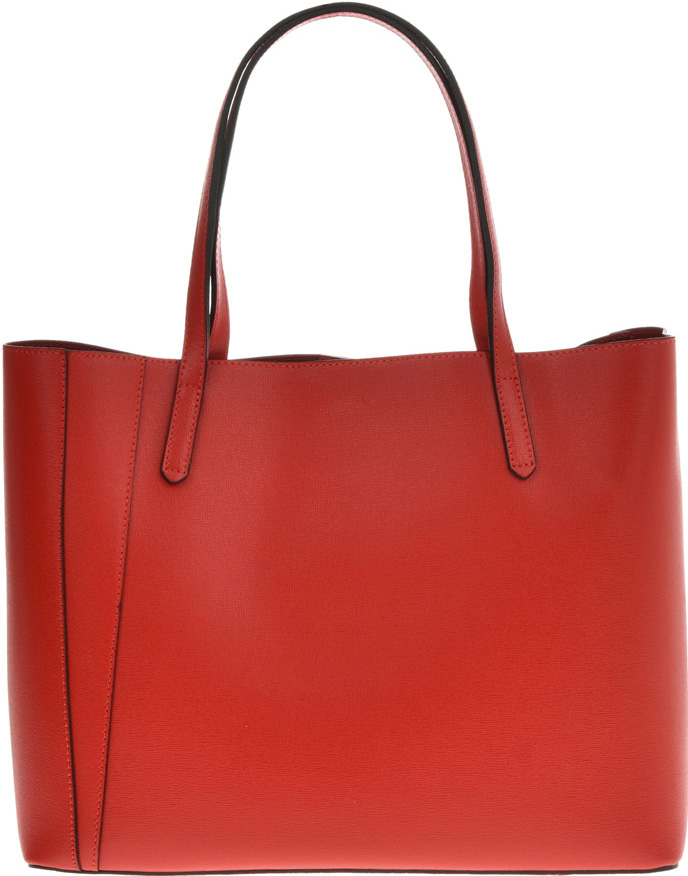 Geanta de mana din piele naturala Antonia Moretti AM0619, Rosu, #1, Bagsy