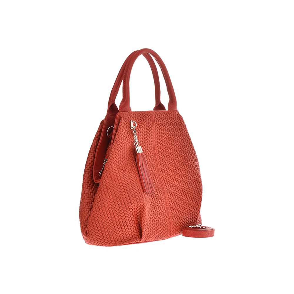 Geanta dama din piele naturala Antonia Moretti AM0650, Rosu, #2, Bagsy