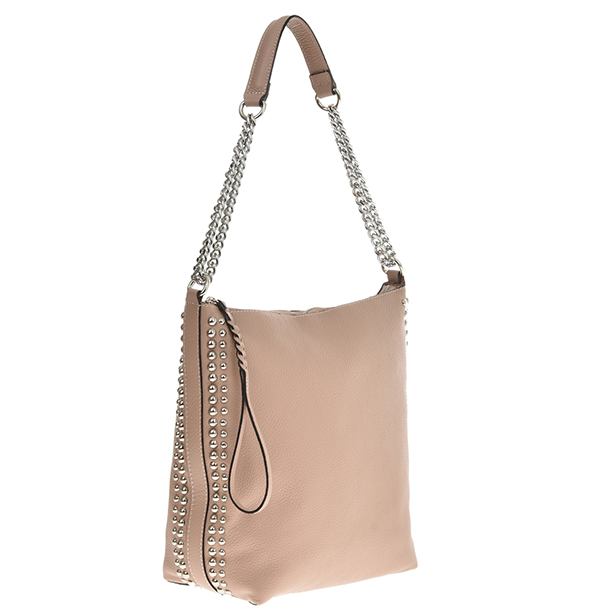 Geanta de mana din piele naturala Antonia Moretti AM0687, Roz prafuit, #1, Bagsy