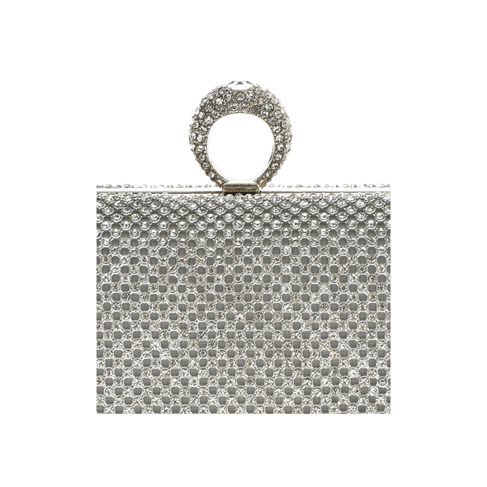 Geanta de ocazie Antonia Moretti AM0691, Argintiu, #5, Bagsy