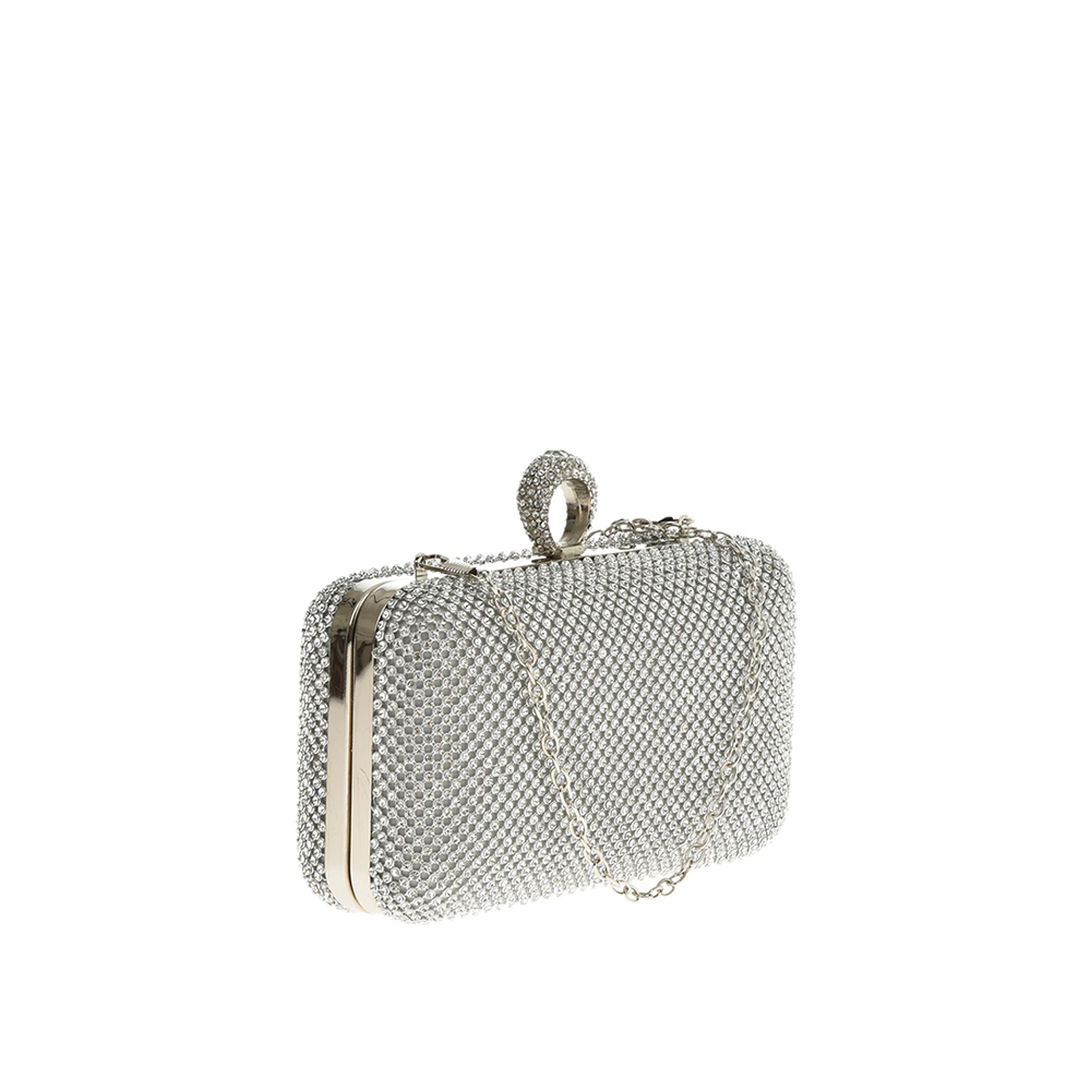 Geanta de ocazie Antonia Moretti AM0691, Argintiu, #2, Bagsy