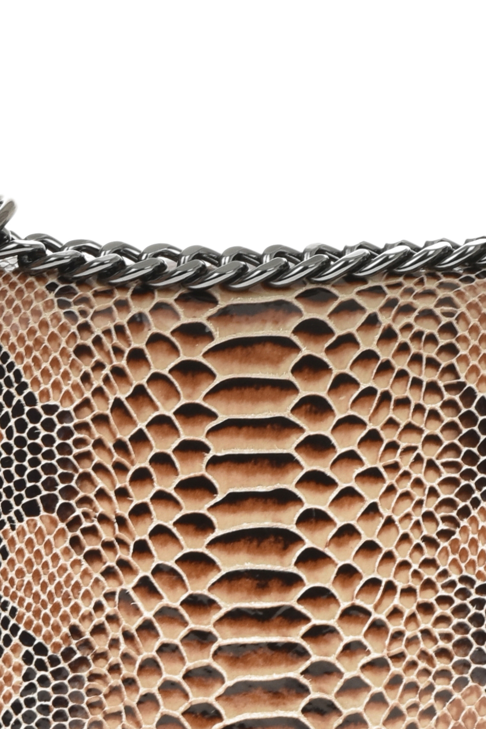 Geanta de umar din piele naturala model reptila Antonia Moretti AM0698, Bej, #3, Bagsy