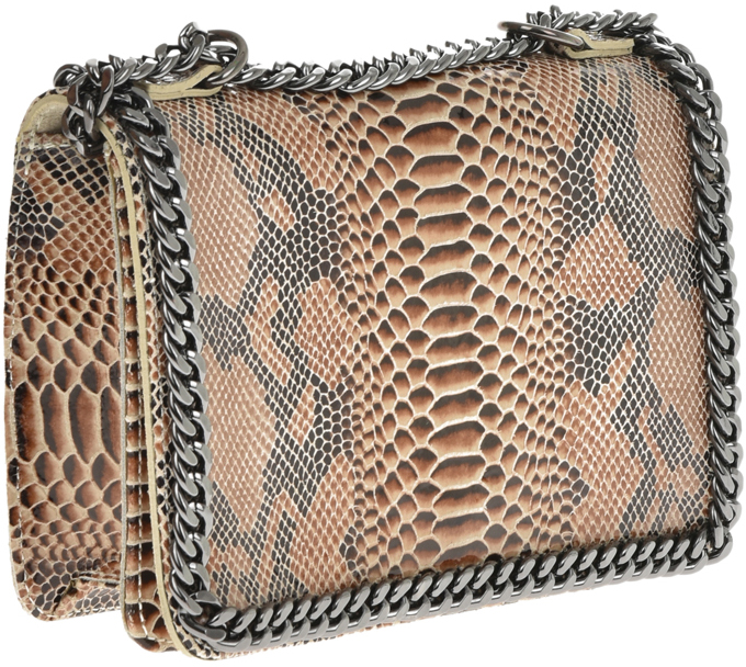 Geanta de umar din piele naturala model reptila Antonia Moretti AM0698, Bej, #2, Bagsy