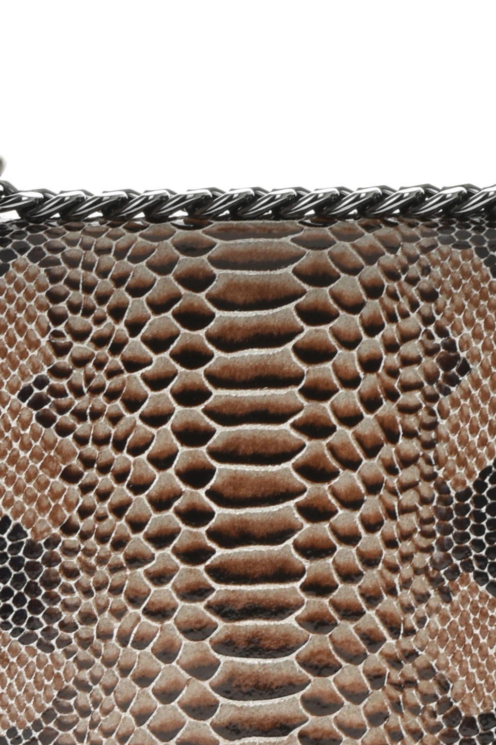 Geanta de umar din piele naturala model reptila Antonia Moretti AM0698, Gri, #5, Bagsy