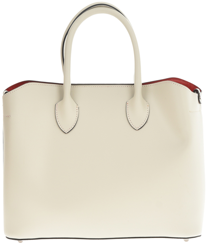 Geanta de mana din piele naturala Antonia Moretti AM0701, Bej, #1, Bagsy