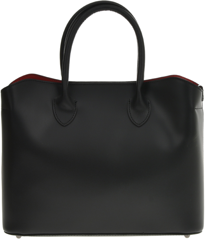 Geanta de mana din piele naturala Antonia Moretti AM0701, Negru, #1, Bagsy