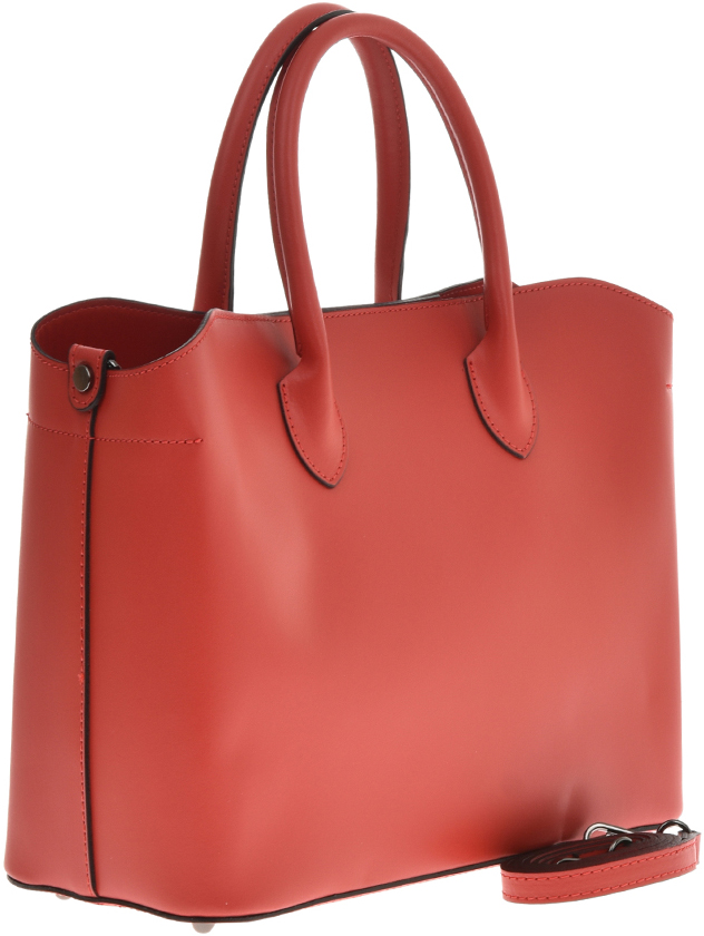 Geanta de mana din piele naturala Antonia Moretti AM0701, Rosu, #2, Bagsy