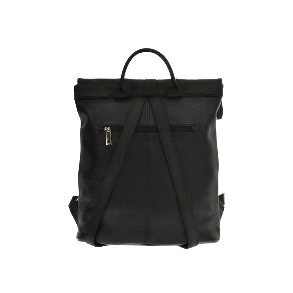 Rucsac dama din piele naturala Antonia Moretti AM0738, Negru, #3, Bagsy