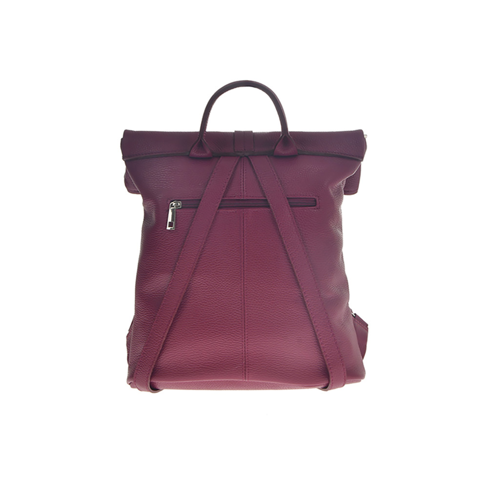 Rucsac dama din piele naturala Antonia Moretti AM0738, Violet, #3, Bagsy