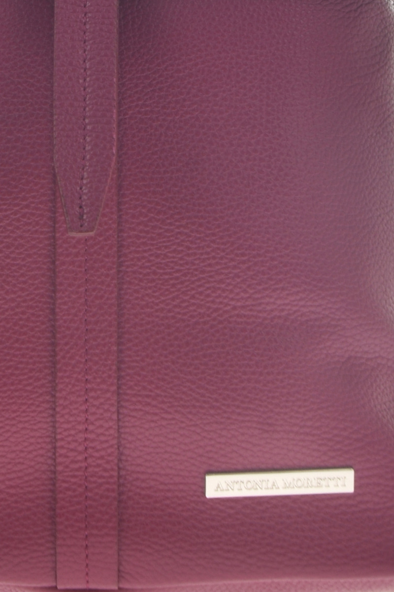 Rucsac dama din piele naturala Antonia Moretti AM0738, Violet, #4, Bagsy