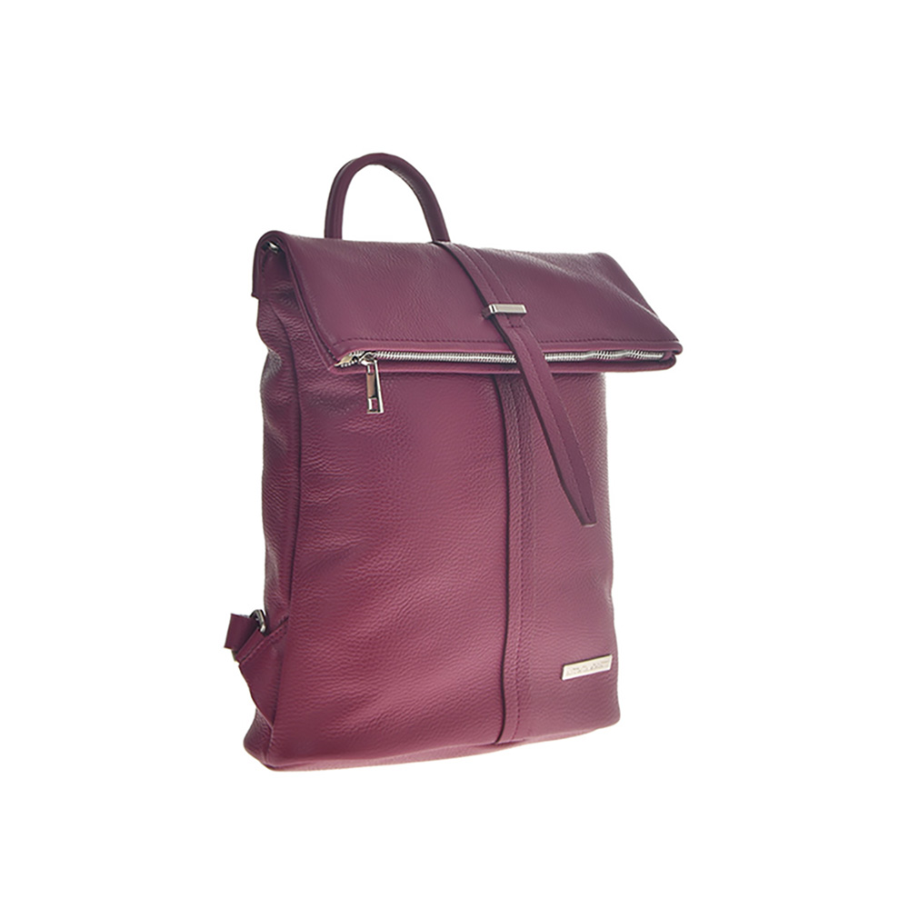 Rucsac dama din piele naturala Antonia Moretti AM0738, Violet, #2, Bagsy