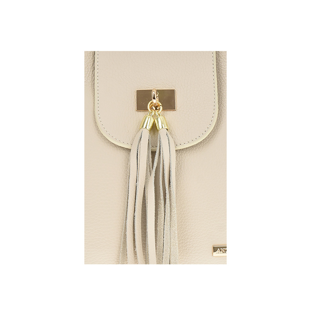 Geanta dama din piele naturla Antonia Moretti AM0749, Bej, #4, Bagsy