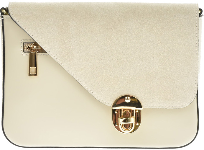 Geanta de umar din piele naturala Antonia Moretti AM0753, Bej, #1, Bagsy