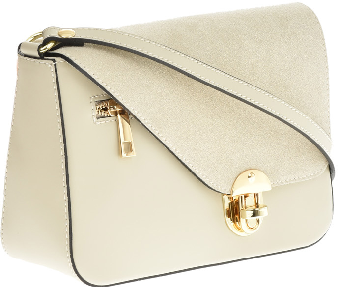 Geanta de umar din piele naturala Antonia Moretti AM0753, Bej, #2, Bagsy