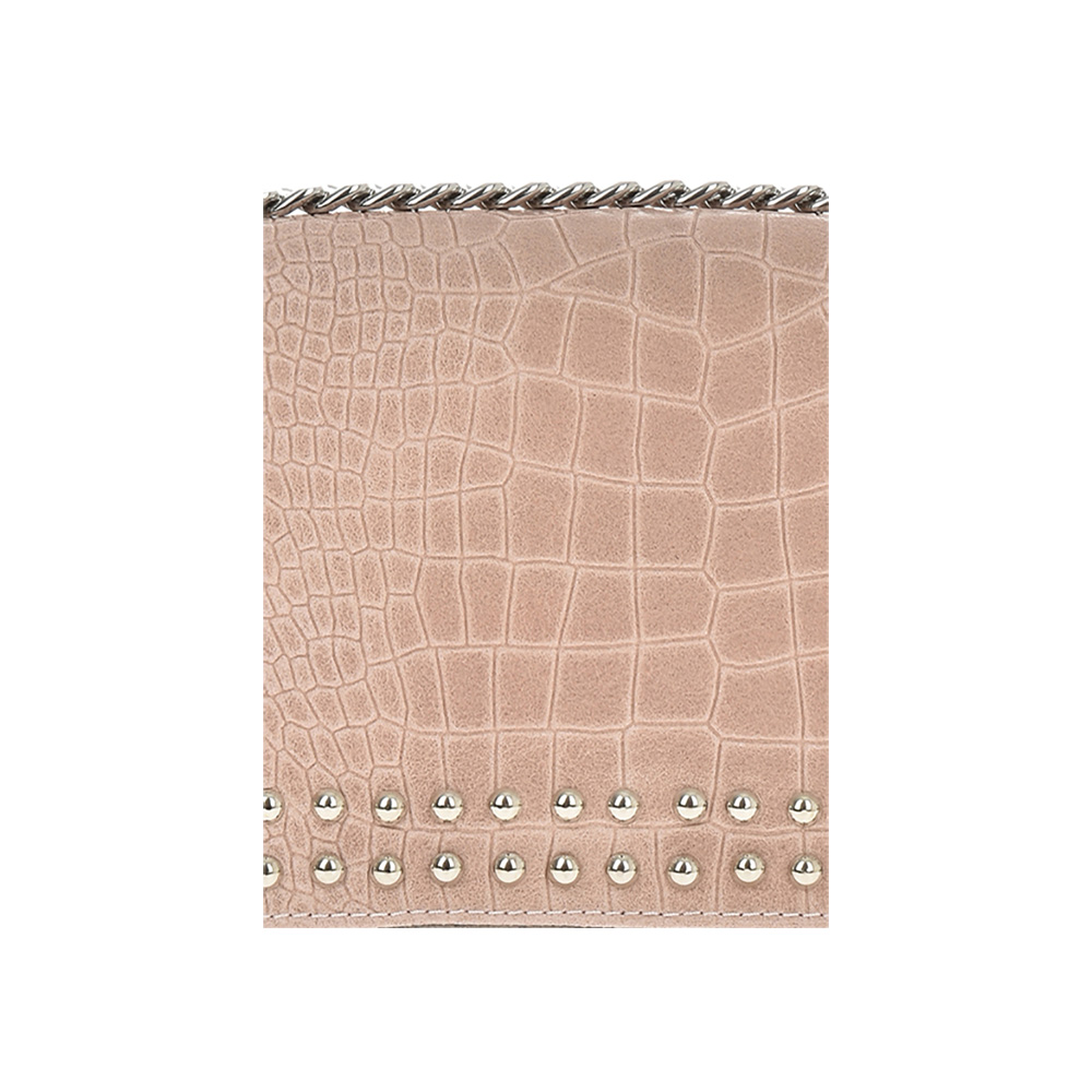 Geanta dama din piele naturala Antonia Moretti AM0756, Roz prafuit, #4, Bagsy