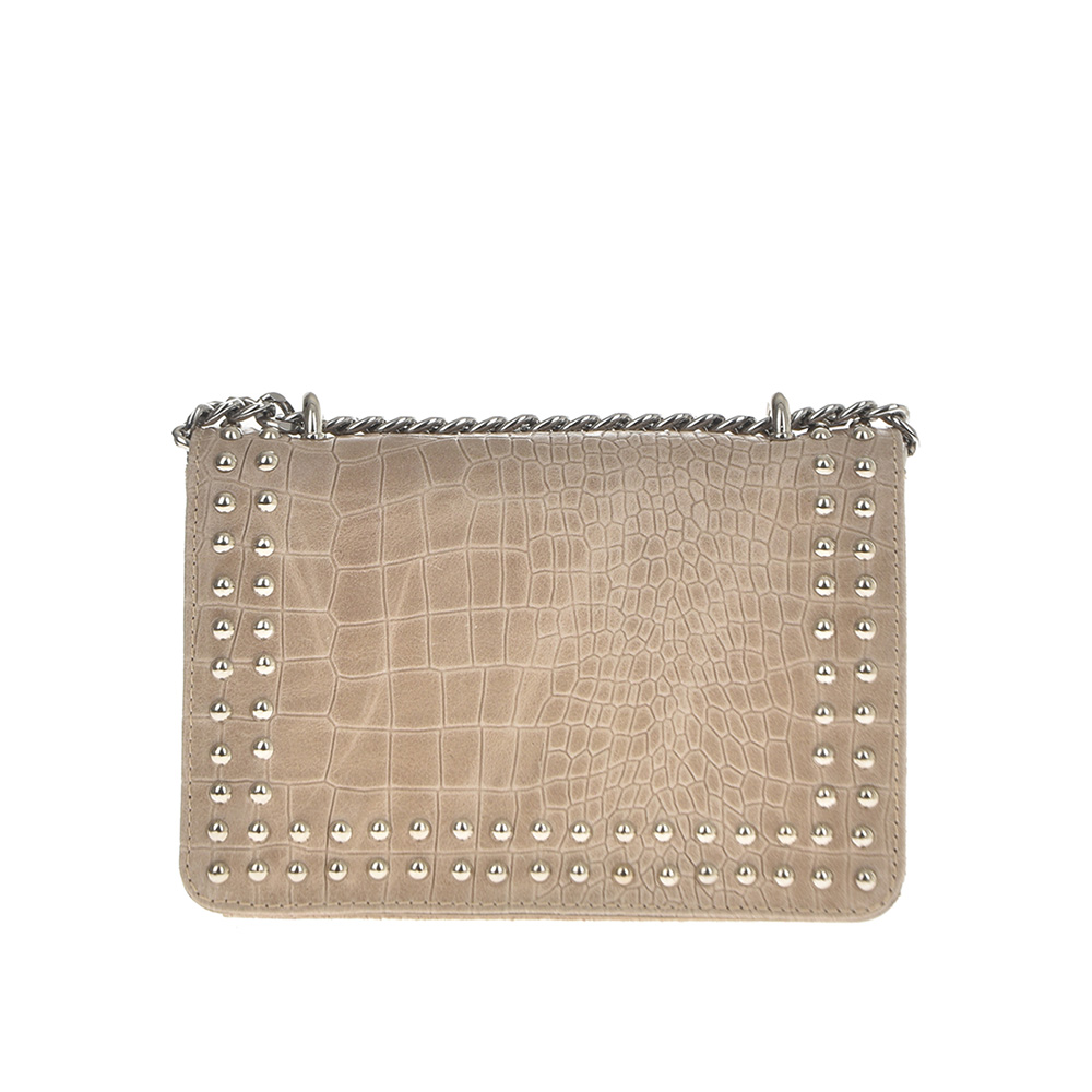 Geanta dama din piele naturala Antonia Moretti AM0756, Grej, #1, Bagsy