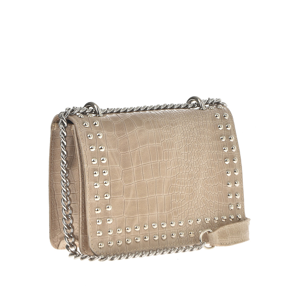 Geanta dama din piele naturala Antonia Moretti AM0756, Grej, #2, Bagsy