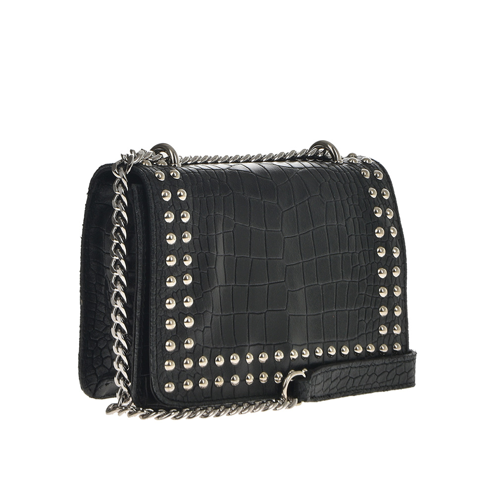 Geanta dama din piele naturala Antonia Moretti AM0756, Negru, #2, Bagsy