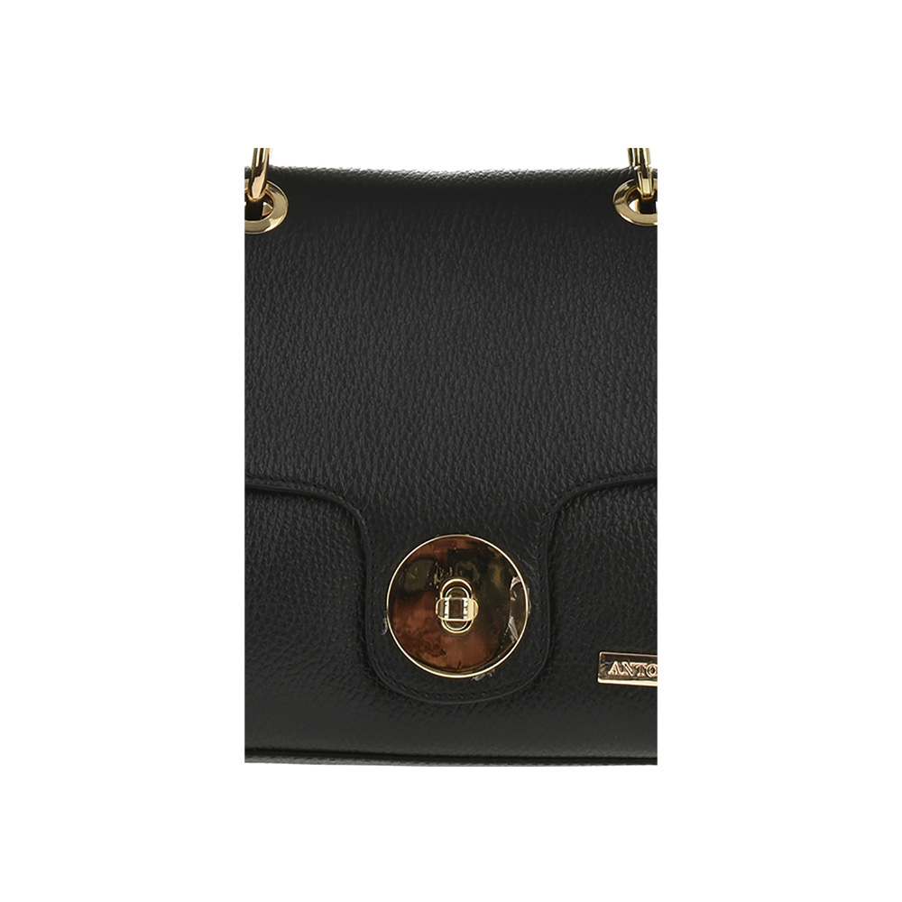 Geanta dama din piele naturala Antonia Moretti AM0759, Negru, #4, Bagsy