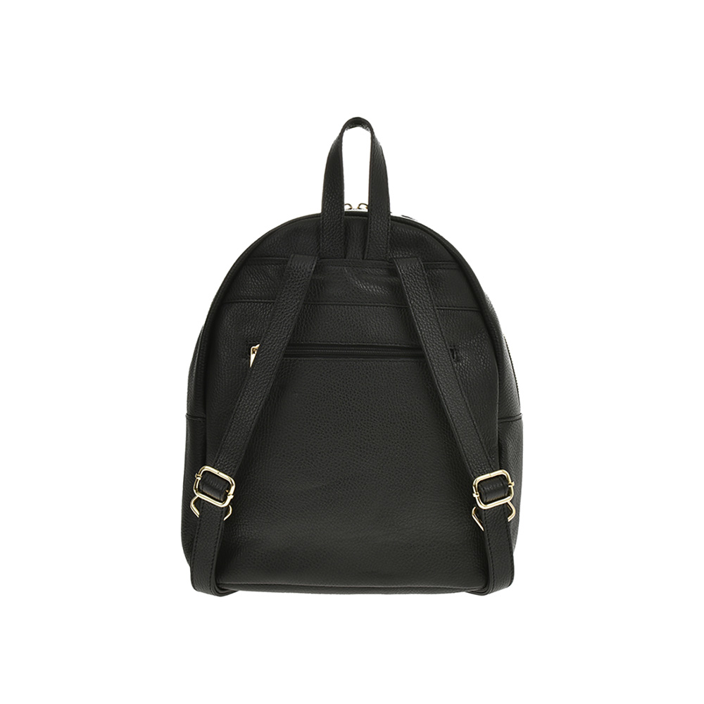 Rucsac dama din piele naturala Antonia Moretti AM0767, Negru, #3, Bagsy