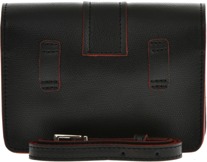 Geanta de umar din piele naturala Antonia Moretti AM0770, Negru, #4, Bagsy