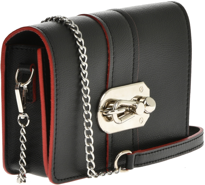 Geanta de umar din piele naturala Antonia Moretti AM0770, Negru, #3, Bagsy