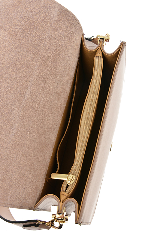 Geanta de umar din piele naturala Antonia Moretti AM0773, Roz prafuit, #5, Bagsy