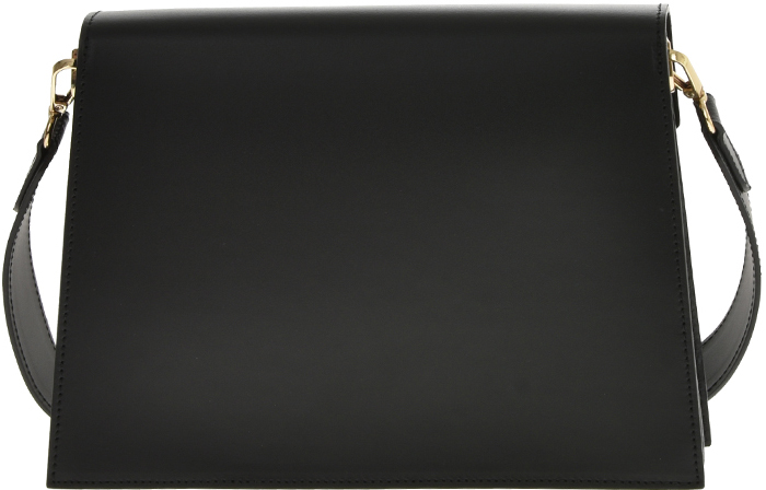 Geanta de umar din piele naturala Antonia Moretti AM0773, Negru, #4, Bagsy