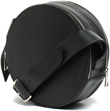 Geanta de umar din piele naturala Antonia Moretti AM0779, Negru, #3, Bagsy