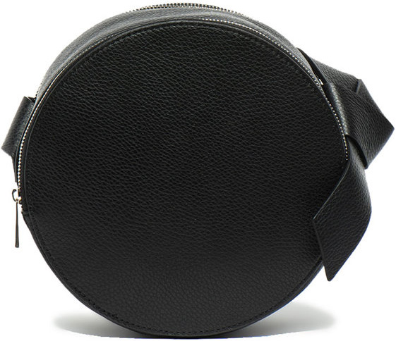 Geanta de umar din piele naturala Antonia Moretti AM0779, Negru, #1, Bagsy